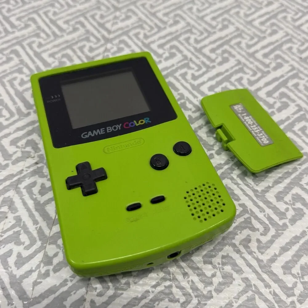 Nintendo Game Boy Color CGB-001 Kiwi Green System Handheld Console Tested/works